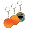 Key Chain Bottle Opener - Orange/Red Color Changing Stock Design (Blank)